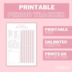 Workout Tracker Printable Period Chart, Menstrual Humor, Printable Period Tracker, Cycle Journal, Menstrual Cycle Calendar, Tracking Menstrual Cycle, Period Apps, Track Your Cycle, Period Tracker App