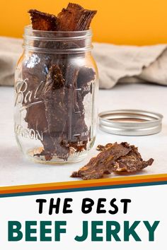 the best beef jerk recipe in a mason jar