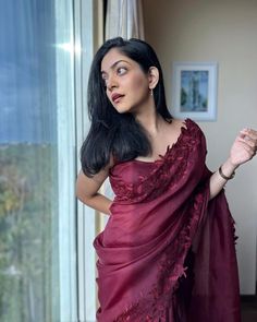 Ahaana Krishna, Bridesmaid Saree, Fashionable Saree Blouse Designs, Fancy Sarees Party Wear, Party Sarees, Simple Sarees, Saree Designs Party Wear