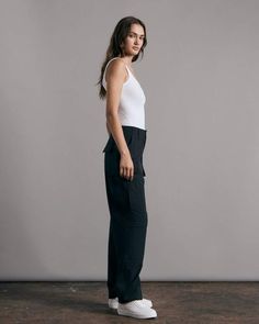 This oversized style is perfect for days off, on, or nights out. Crafted from a wool blend with pockets on the front, back and thighs to keep the authenticity of the traditional, functional cargo pant. rag & bone Women's Relaxed Fit Pants | Salute Stripe, 12. Relaxed Fit Pants, Oversized Style, Cargo Pant, Fit Pants, Fashion Advice, Workout Pants, Rag & Bone, Wool Blend, Night Out