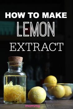 how to make lemon extrat