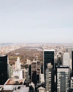 an aerial view of new york city from the empire building