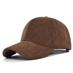 Corduroy Baseball Cap curved eaves duck tongue hat for men Winter Corduroy Baseball Cap With Curved Brim, Ralph Lauren Cap, Corduroy Cap, Mens Trucker Hat, Mens Bucket Hats, Baseball Caps Fashion, Hip Hop Hat, Casual Cap, Cap Men