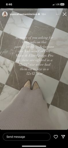 someone's feet are shown on the floor with a poem written in white and black