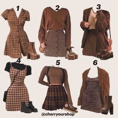 Dark Academia Outfits for your fall wardrobe 🍂! - Comment your fave 1-6 ?🤩 Thanks Giving Outfits Women Dress, Classical Academia Outfit, Where To Shop For Academia Clothes, Dark Academia Inspo Outfit, Dark Fall Outfits Aesthetic, Plus Size Outfits Dark Academia, Brown Academia Aesthetic Outfits, Earthy Academia Outfits, Soft Dark Academia Outfits