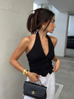 Italian Summer Outfits, Outfit Elegantes, Chique Outfits, Neue Outfits, Elegante Casual, Looks Street Style, Chic Outfit, Mode Inspo, Looks Chic