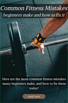 Starting a fitness journey can be difficult. Wellness is all about progress, not perfection. However, we want to ensure we make progress in a healthy, sustainable way. Learn what the most common fitness mistakes most beginners make are and what to do instead to fix them today!

Here are the most common fitness mistakes many beginners make, and how to fix them today!

#fitnesstips #FitnessGoals #workoutroutine #workoutgoals #exercisetips #wellbeing #fitnessjourney Fitness Gift, Progress Not Perfection, Fitness Journey, Fix It, Fitness Tips, Workout Routine, Gift Ideas