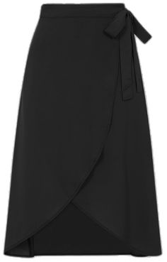 Elegant Black Skirt With Tie Waist, Relaxed Midi Wrap Skirt With Tie Waist, Flowy Wrap Skirt With Tie Waist, Silk Wrap Skirt, Silk Wrap, Fashion Jewellery, Independent Designers Fashion, Black Silk, Wrap Skirt