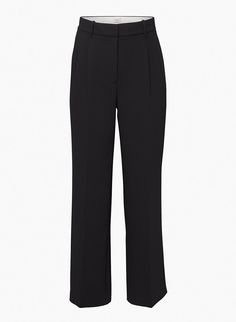 Lululemon Dress Pants, Wilfred Effortless Pant, Aritzia Wilfred Pants, Black Womens Dress Pants, Ann Taylor Outfits 2022, Fitted Black Trousers, Aritzia Effortless Pant Outfit, Effortless Pants Aritzia Outfit, Effortless Pants Aritzia