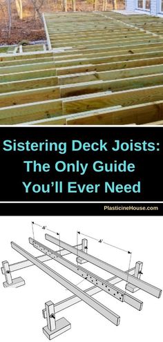 the deck joists and how to install them