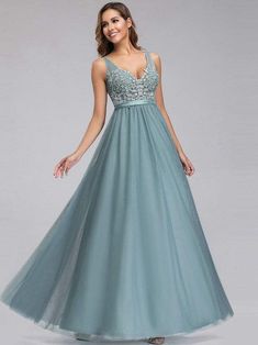 Bridesmaid Dress for Women Embroidery See-Though Maxi Long - Ever-Pretty US Prom Dress V Neck, Prom Dress Burgundy, Affordable Prom Dresses, Evening Dresses Cocktail, Prom Dresses Online, Black Prom Dresses, Red Prom Dress, Dress Top, Quinceanera Dresses