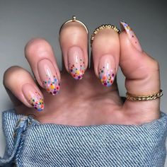 Polka Dot Nail Designs, Dot Nail Designs, Dot Nail Art, Polka Dot Nails, Dots Nails, Art Nails, Fancy Nails