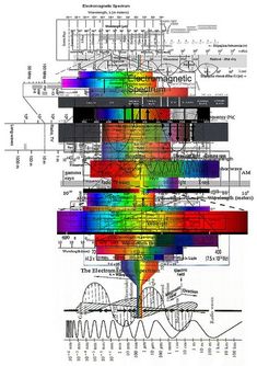 an architectural drawing with lines and colors on the bottom, and different sections in each section