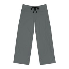 Men's Pajama Pants - Dark Gray - Lizard Vigilante Black Relaxed Fit Sleep Pants, Casual Solid Color Sleepwear With Elastic Waistband, Comfortable Wide-leg Sleepwear With Elastic Waistband, Sporty Sleepwear With Elastic Waistband And Relaxed Fit, Sporty Sleepwear With Elastic Waistband, Casual Relaxed Fit Sleep Pants, Comfortable Wide Leg Sleepwear With Elastic Waistband, Wide Leg Sweatpants With Elastic Waistband For Sleep, Solid Color Wide Leg Sleepwear For Relaxation