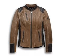 Step into timeless style and comfort with the Women's Easy Rider Motorcycle Jacket by Mr.QualityApparel. This jacket is a perfect blend of fashion and function, designed for women who appreciate the rugged elegance of real leather. Whether you're hitting the road, attending a casual gathering, or embarking on a travel adventure, this jacket is your go-to choice. Crafted from genuine leather, the Easy Rider jacket boasts durability and a luxurious feel. The mid-length design, combined with a full Harley Davidson Jackets Women, Vintage Motorcycle Jacket, Leather Riding Jacket, Leather Jacket Brown, Motorcycle Jacket Women, Motorbike Jackets, Classic Harley Davidson, Rugged Leather, Harley Davidson Jacket