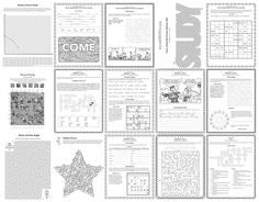 the printable worksheet for students to practice crosswords and solve puzzles