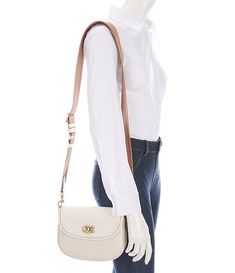 COACH Willow Pebble Leather Saddle Shoulder Bag | Dillard's Coach Willow, Polished Pebble, Dillard's, Global Fashion, Pebbled Leather, Gold Hardware, Saddle, Marc Jacobs, Latest Trends