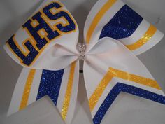 Cheer Bow Custom Just For Your School Team! Letters / Colors Team by BlingItOnCheerBowz Senior Cheer Bows 2023, High School Cheer Bows, Senior Cheer Bows, Football Cheer Bows, Cheer Bows With Names, Cheer Pins, Cute Cheer Bows, Cheer Season, Cheer Photography