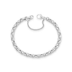 Timeless Charm Bracelet - James Avery Classic Silver Chain Charm Bracelet, Classic White Gold Charm Bracelet With Silver Chain, Classic Silver Chain Charm Bracelet With Oval Links, Silver Chain Link Charm Bracelet, Classic Sterling Silver Bracelet With Charms, Classic Silver Charm Bracelet For Everyday, Everyday Charm Bracelet With Rolo Chain, Classic Charm Bracelet With Lobster Clasp, Classic Charm Bracelet With Lobster Clasp For Everyday