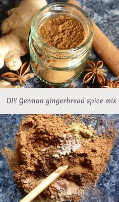 the ingredients for homemade gingerbread spice mix