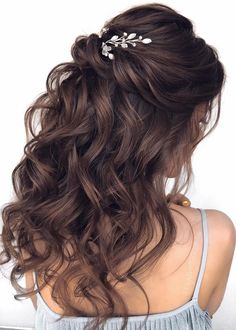 Half Up Curls, Vlasové Trendy, Hair Flow, Quince Hairstyles, Hair Guide, Half Up Half Down Hair