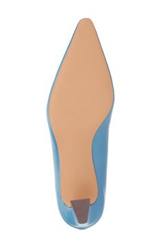 A pointed toe and a block heel make this pump a perfectly poised option for any occasion. 2 1/4" heel Synthetic upper and lining/rubber sole Imported Kitten Heels With Stacked Heel And Pointed Toe, Blue Pointed Toe Court Shoes For Office, Blue Pointed Toe Court Shoes With Sculpted Heel, Blue Pointed Toe Heels For Work, Blue Pointed Toe Heels With Stacked Heel, Blue Low Heels With Stacked Heel, Blue Low Heels With Sculpted Heel, Blue Kitten Heels With Sculpted Heel And Pointed Toe, Blue Court Shoes With Padded Heel For Work