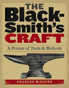 the black smith's craft book cover with an image of a hammer on it