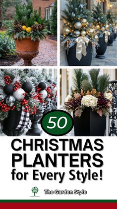 Whether you love farmhouse charm, modern minimalism, or classic elegance, discover your dream Christmas planter among these 50 stunning designs! Each arrangement showcases unique combinations of winter greens, festive accents, and holiday magic. Click now and explore: Christmas planters, winter planter ideas, Christmas planters outside front porches, outdoor Christmas planters, Christmas planters DIY, outdoor Christmas decor, winter planters front porches. Birch Christmas Planter, Outdoor Christmas Planter Ideas, Christmas Planters Diy, Christmas Planter Ideas, Mantle Decorating Ideas Farmhouse, Winter Planters Front Porches, Porch Christmas Tree, Winter Planter Ideas