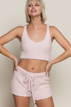 Experience the ultimate comfort and style with these Powder Pink Chic & Girlie Fuzzy Shorts! Indulge in luxurious softness and express your chic and girly personality. Let's talk sizing. These have room to stretch. Comfy if you wear it in our out of house. Fuzzy Shorts, Cozy Pants, Cozy Loungewear, Fleece Pajamas, Trend Report, Fleece Shorts, Unique Boutique, Lounge Shorts, Loungewear Shorts