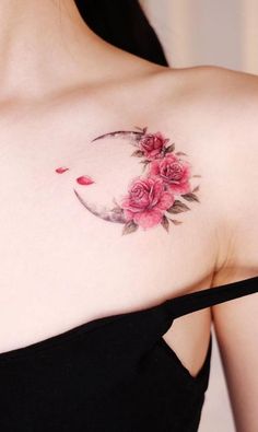 Jaw-Dropping Rose Tattoos For Girls Roses Tattoos, Year Tattoo, 15 Tattoo, Mastectomy Tattoo, Crescent Moon Tattoo, Dragon Year, Tattoo Designs For Men, Sell My House, Rose Tattoo Design