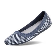 Women's Tree Breezers - Flats | Allbirds Recycled Materials, Ballet Flats, Ballet, Eco Friendly, Navy, For Women, Knitting