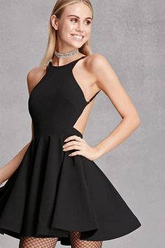 This dress could be custom made, there are no extra cost to do custom size and color. Formal Black Halter Neck Mini Dress, Black Halter Neck Mini Dress For Formal Occasions, Black Halter Neck Mini Dress For Formal Events, Black Halter Neck Midi Dress For Formal Occasions, Black Halter Neck Mini Dress For Cocktail, Black Halter Neck Midi Dress For Cocktail, Black Halter Neck Midi Dress For Spring, Black Graduation Dress, Homecoming Dresses Short Black