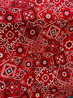 "100% cotton red bandana paisley design print on great quality of cotton soft fabric 54/55\" Sold by the YD. Ships worldwide from Los Angeles California USA. Nice fabric recommend for face mask non medical." Hologram Printing, Designer Baby Clothes, Bandana Design, Red Bandana, Cool Wallpapers Cartoon, Cotton Quilting Fabric, Paisley Design, Flag Design, Foil Print