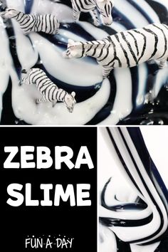 zebra slime fun a day for kids and adults