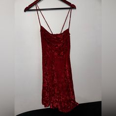 Never Worn. Red Mini Dress With Adorable Rose Design. Stretchy Material, So It Can Fit People Who Wear Size Small. Fit People, Dresses Red, Red Mini Dress, Rose Design, Stretchy Material, Red Dress, Colorful Dresses, Mini Dress, Womens Dresses