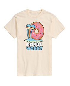 in stock Spongebob Tshirt, Fun Short Sleeve T-shirt For Surfing, Fun Smiley Face Short Sleeve T-shirt, Groovy T-shirt With Funny Print And Short Sleeves, Novelty Cartoon Print Short Sleeve T-shirt, Tshirts Online, Shirt Online, Mens T, No Worries