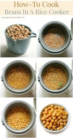 how to cook beans in a rice cooker - step by step instructions and pictures