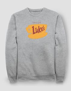 You Will Feel Like You Are Part Of The Gilmore Family In This Officially Licensed Gilmore Girls Apparel! 50% Cotton 50% Polyester. Prewashed For Minimal Shrinkage. Machine Washable. Printed In The U.s.a. This Item Is Unisex Fit And Sizing.officially Licensed.this Item Is Made To Order And May Take A Few Extra Days To Process. All Other Products In Your Order Will Be Shipped Separately. | Gilmore Girls Luke's Crewneck Sweatshirt Gilmore Girls Dragonfly Inn, Gilmore Girls Coffee, Gilmore Girls Luke, Gilmore Girls Outfits, Boo Baskets, Birthday Present Ideas, Art Biz, Gilmore Girl, Clothes Art