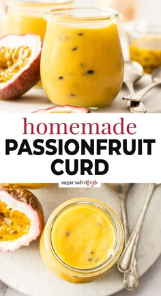 homemade passionfruit curd is the perfect way to use up leftover fruit