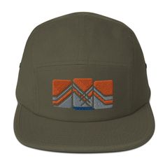 One Size fits Most -Sporty Cap with front mountain line design peaks and river. Hiking cap that is comfortable and unique enough for the pickiest hat wearer. Great for camping or wearing around the house. The fly fisherman or hunter will love the mountain design and feel of cap. Great gift for Dad, or Boyfriend, or girlfriend.  This camper style cap has a low profile and nylon strap clip closure. Comfortable and classic! * 100% cotton * Soft-structured  * Five panel  * Low profile * Metal eyelet Sporty Cap, Mountains And Forest, Outdoor Hut, Fishing Cap, Outdoor Hat, Outdoor Cap, Great Gifts For Dad, Hot Gifts, Ski Hats