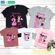 Mouse Png, Minnie Mouse Shirt, Minnie Mouse Shirts, Mouse Birthday, Minnie Mouse Birthday, Shirt Png, Custom Birthday, Birthday Shirt, Birthday Outfit