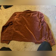 Great Condition Almost Unworn A Nice Burgundy Color And Very Soft Corduroy. Casual Uniqlo Outerwear With Pockets, Red Corduroy Winter Outerwear, Uniqlo Cotton Top For Fall, Uniqlo Jackets, Uniqlo Women, Work Jacket, Work Jackets, Burgundy Color, Utility Jacket