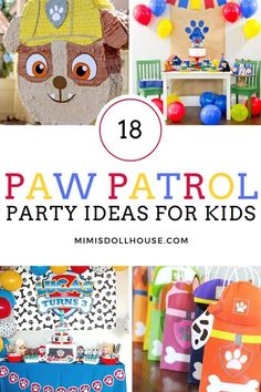 Backyard Paw Patrol Birthday Party, Marshall Party Paw Patrol, Paw Patrol Cricut Ideas Birthday Parties, Paw Patrol Pizza Party Ideas, Paw Patrol Two Year Old Party, 4th Paw Patrol Birthday, Pas Patrol Birthday Ideas, Paw Patrol Park Party Ideas, Paw Patrol Party Ideas Diy