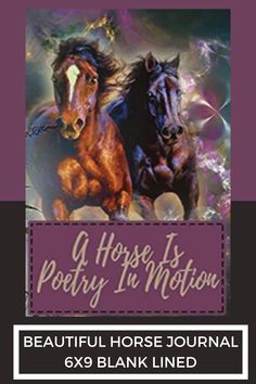 a horse is poetry in motion book cover