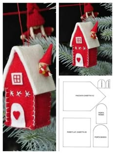 Operation Christmas Child Boxes, Christmas Stairs Decorations, Home Made Gift Ideas, Patchwork Christmas, Felt Ornaments Diy, Home Decor Plants, Felt Crafts Christmas, Plants Home Decor, Quotes Home Decor