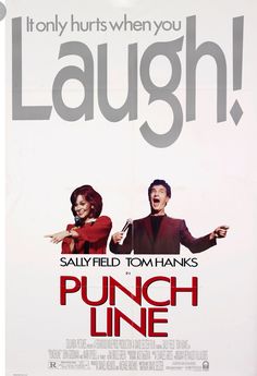 a movie poster for punch line starring actors