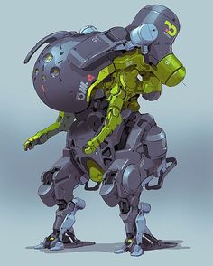 Brian Sum, Robot Mechanics, Dark Brotherhood, Sci Fi Design, Arte Robot, Arte Cyberpunk, Power Armor, The Robot, A Robot