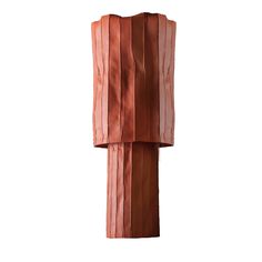 a sculpture made out of wood on a white background