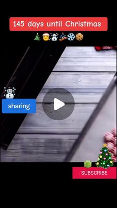 the video is showing how to use christmas tree as an interactive game for kids and adults