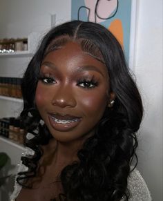 Prom Makeup Dark Skin, Prom Makeup Soft Glam, Sweet 16 Makeup, Flawless Makeup Look, Senior Picture Makeup, Prom Eye Makeup, Prom Makeup Looks